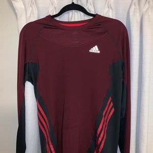 Maroon Adidas Longsleeve